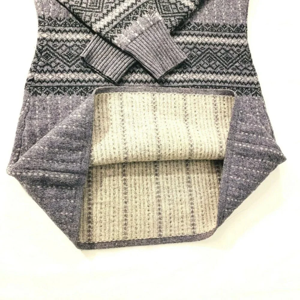 Woolrich Fair Isle Wool Petite Sweater Dress Tunic‎